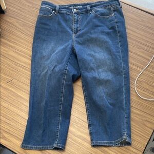 Talbots Classic Blue Cropped Jeans